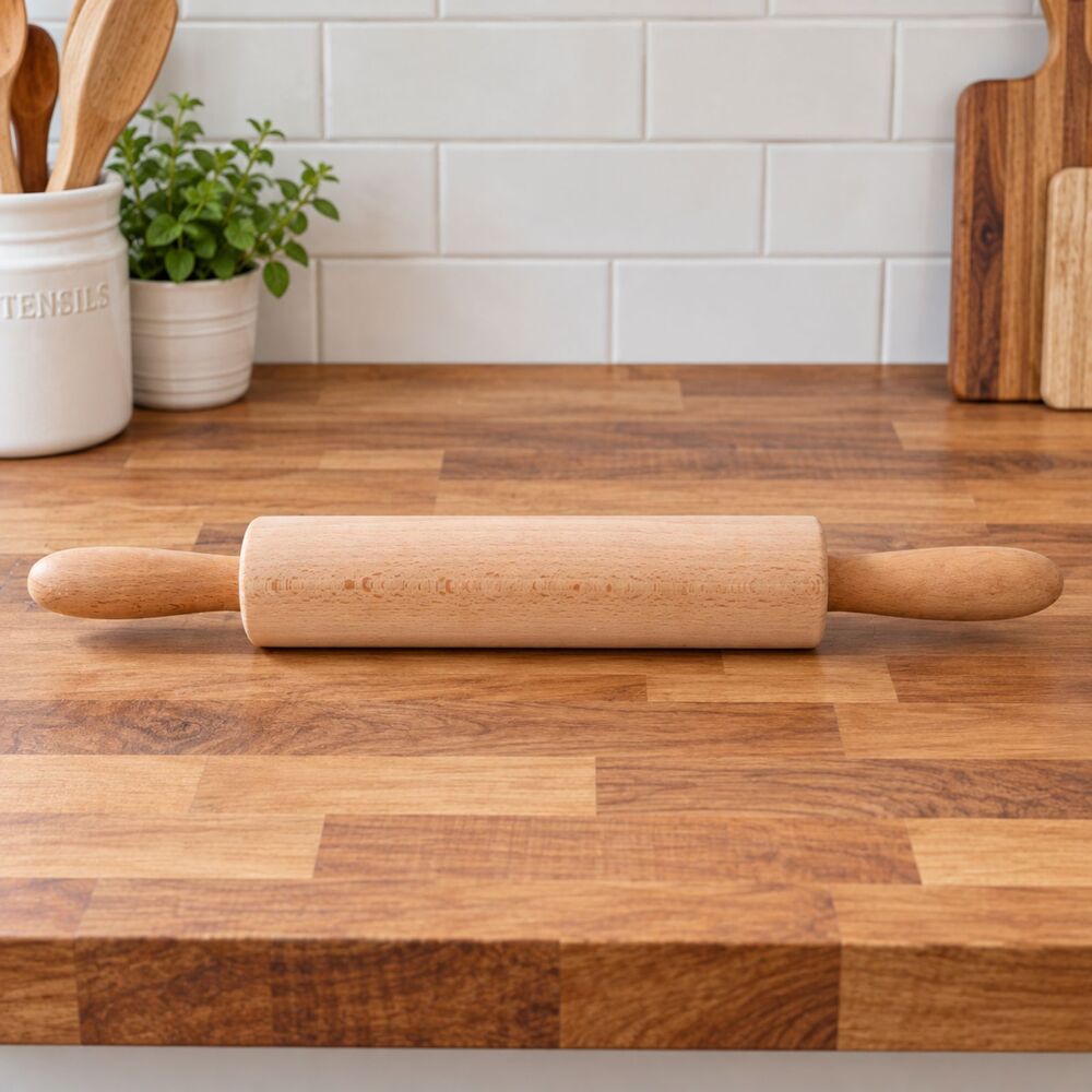 Mrs Anderson’s Baking 10" Beechwood Rolling Pin Ball Bearings NEW Unused